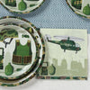 Army Birthday Plates, Cups and Napkins (Serves 24)
