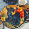Dragon Birthday Plates, Cups and Napkins (Serves 24)