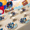 All-in-One 357 Pc Pirate Party Decorations (Serves 24) Pirate Party Supplies with Plates, Cups, Napkins, Tablecloth, Balloons, Cake and Cupcake Topper and More Pirate Birthday Decorations