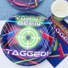 Laser Tag Birthday Plates, Cups and Napkins (Serves 24)