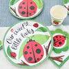 Ladybug Party Plates, Cups and Napkins (Serves 24)