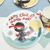 Ninja Birthday Plates, Cups and Napkins (Serves 24)