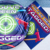 Laser Tag Birthday Plates, Cups and Napkins (Serves 24)